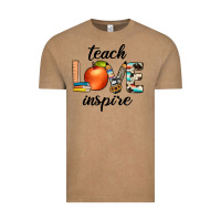 Vintage Coffee teach love inspıre Vintage Tee - JahusDesignShop