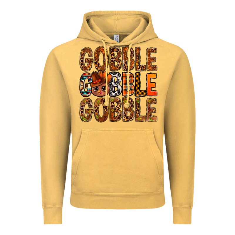 Western Gobble With Turkey Bbs Vintage Hoodie by BundleAndBundleShop | Teevron