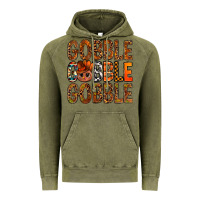 Vintage Olive western gobble with turkey bbs Vintage Hoodie - BundleAndBundleShop