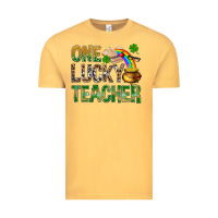 One Lucky Teacher St. Patricks Vintage Tee | Teevron