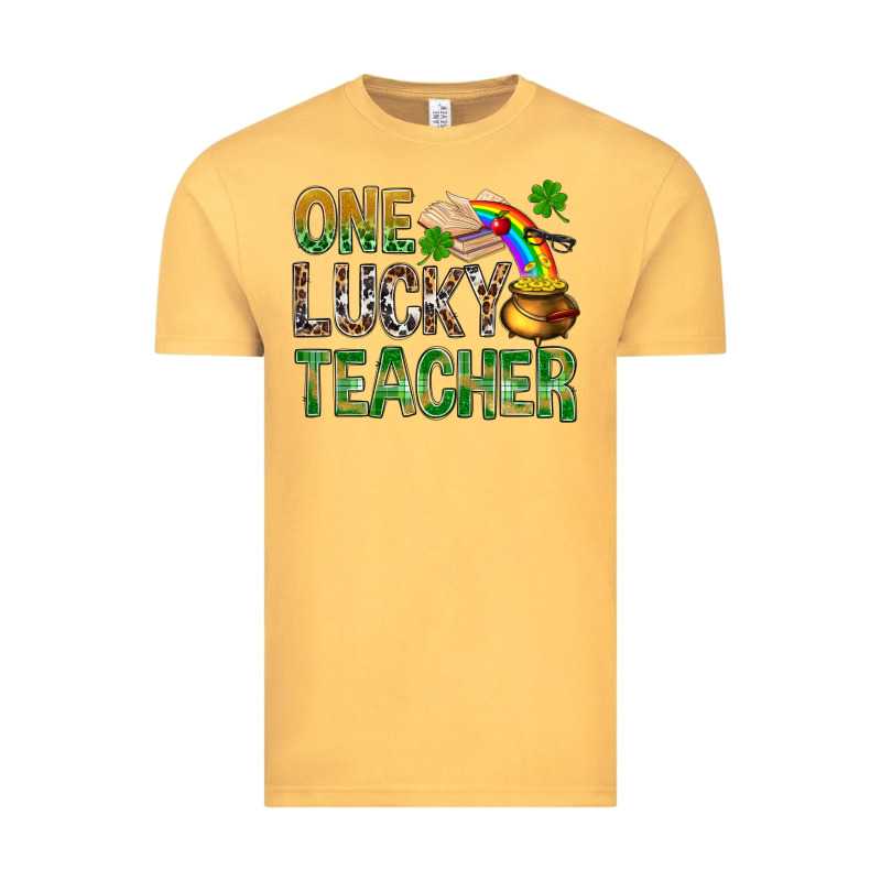 One Lucky Teacher St. Patricks Vintage Tee by BundleAndBundleShop | Teevron