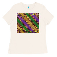 Bone mardi gras leopard glitter bead Ladies Tee - BarkalooDesign