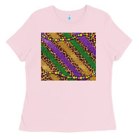 Bubblegum Pink mardi gras leopard glitter bead Ladies Tee - BarkalooDesign