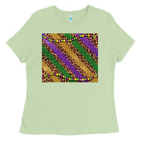 Matcha mardi gras leopard glitter bead Ladies Tee - BarkalooDesign