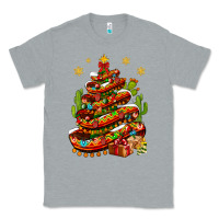 Heather Grey Christmas Feliz Navidad Sombrero Tree Classic Tee - BundleAndBundleShop