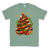 Sage Christmas Feliz Navidad Sombrero Tree Classic Tee - BundleAndBundleShop