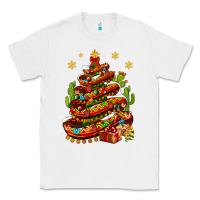White Christmas Feliz Navidad Sombrero Tree Classic Tee - BundleAndBundleShop