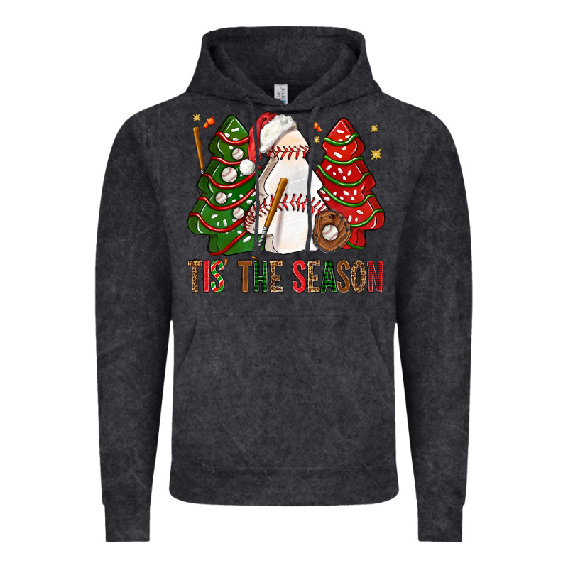 Tis' The Season Baseball Christmas Cakes Bbs Vintage Hoodie by BundleAndBundleShop | Teevron