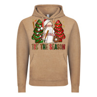 Vintage Coffee tis' the season baseball christmas cakes bbs Vintage Hoodie - BundleAndBundleShop