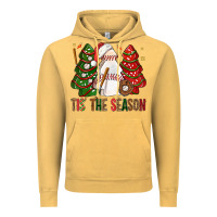 Vintage Mustard tis' the season baseball christmas cakes bbs Vintage Hoodie - BundleAndBundleShop