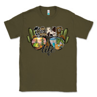 Army Green camp life Classic Tee - SublimationCraftShop