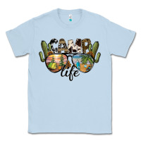 Dusty Blue camp life Classic Tee - SublimationCraftShop