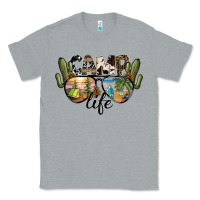 Heather Grey camp life Classic Tee - SublimationCraftShop