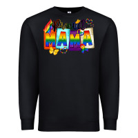 Black proud mama Premium Sweatshirt - FaDigitalArtStudio
