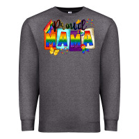 Charcoal Heather proud mama Premium Sweatshirt - FaDigitalArtStudio