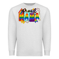 Oatmeal Heather proud mama Premium Sweatshirt - FaDigitalArtStudio