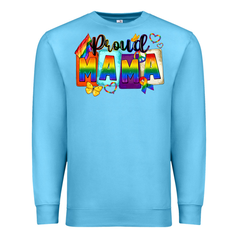 Proud Mama Premium Sweatshirt by FaDigitalArtStudio | Teevron