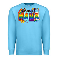 Ocean Blue proud mama Premium Sweatshirt - FaDigitalArtStudio