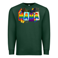 Sports Green proud mama Premium Sweatshirt - FaDigitalArtStudio