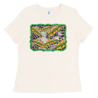 Bone mardi gras umbrella background Ladies Tee - BarkalooDesign