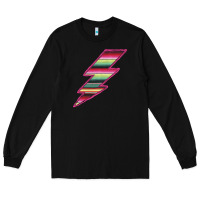Black Pink Serape Lightning Long Sleeve Tee - Bettercallsaul