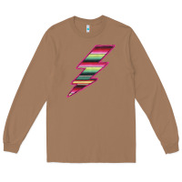 Toasted Coconut Pink Serape Lightning Long Sleeve Tee - Bettercallsaul