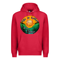 Cardinal life is better at the river Premium Hoodie - JahusDesignShop