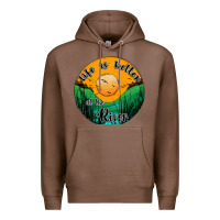 Chestnut life is better at the river Premium Hoodie - JahusDesignShop