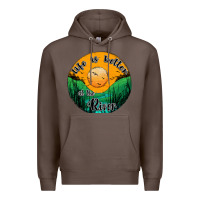 Coffee life is better at the river Premium Hoodie - JahusDesignShop