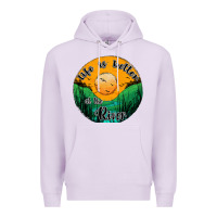Lilac life is better at the river Premium Hoodie - JahusDesignShop