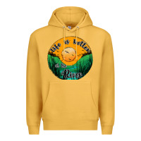 Mustard life is better at the river Premium Hoodie - JahusDesignShop
