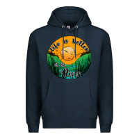 Navy life is better at the river Premium Hoodie - JahusDesignShop