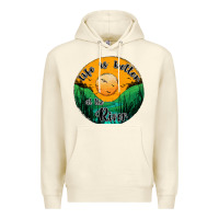 Sandshell life is better at the river Premium Hoodie - JahusDesignShop