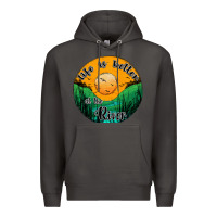 Smoke life is better at the river Premium Hoodie - JahusDesignShop