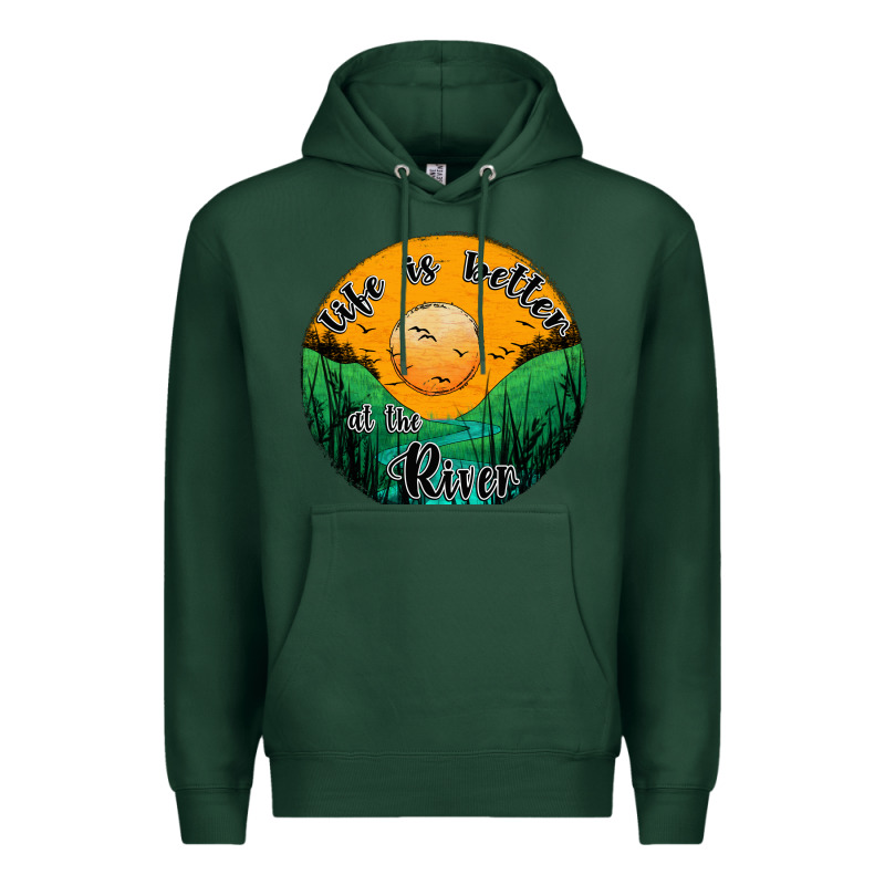 Life Is Better At The River Premium Hoodie by JahusDesignShop | Teevron