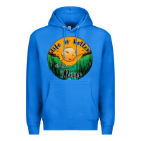 True Royal life is better at the river Premium Hoodie - JahusDesignShop