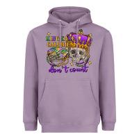 Lavender King cake calories don't count skull Heavyweight Hoodie - FaDigitalArtStudio