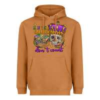 Meerkat King cake calories don't count skull Heavyweight Hoodie - FaDigitalArtStudio