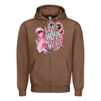 Chestnut love hope cure Zipper Hoodie - CowGirlArtShop