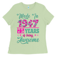 Matcha made in 1947, 75 years of being awesome kopya Ladies Tee - Jasminsmagicworld