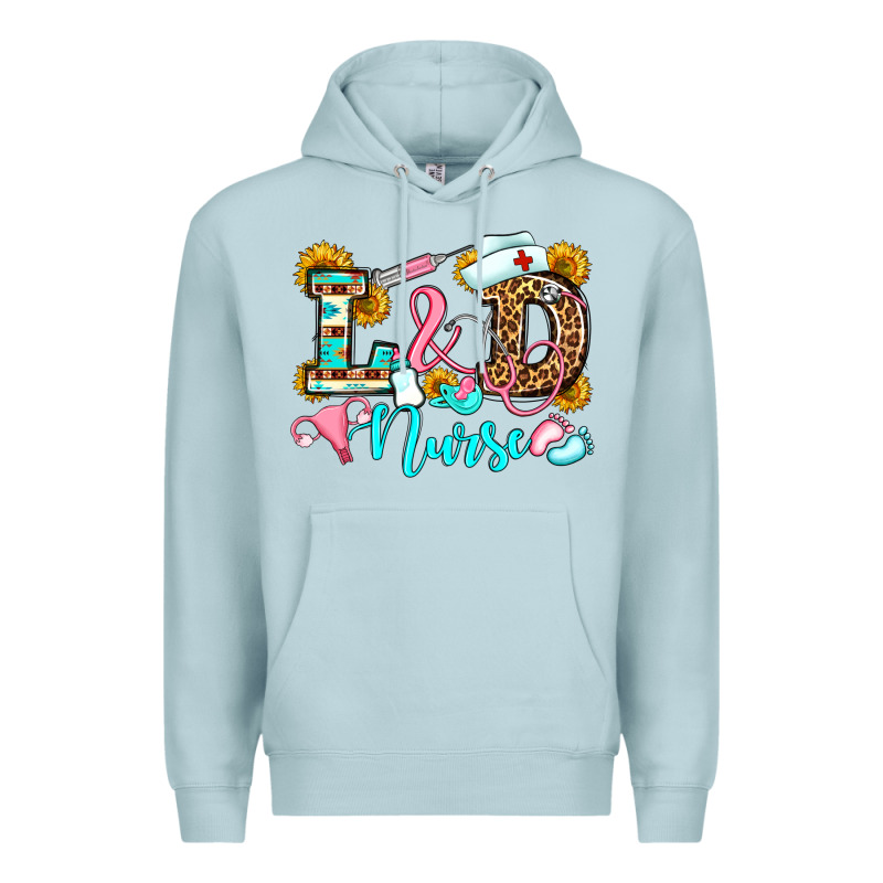 Labor And Delivery Nurse Premium Hoodie by OliviaCreatesArt | Teevron