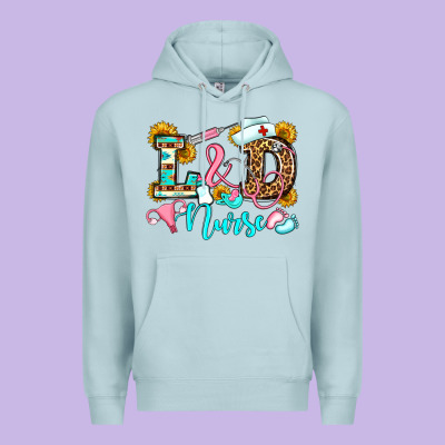 Labor And Delivery Nurse Premium Hoodie Designed By Oliviacreatesart
