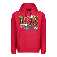Cardinal labor and delivery nurse Premium Hoodie - OliviaCreatesArt