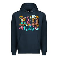 Navy labor and delivery nurse Premium Hoodie - OliviaCreatesArt