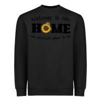 Black welcome to our Home Sunflower Heavyweight Sweatshirt - Bettercallsaul