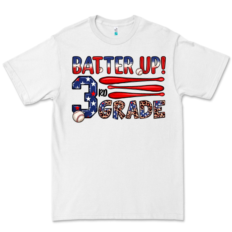 Batter Up 3rd Grade Premium Tee by JahusDesignShop | Teevron