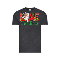 Vintage Black Love Christmas With Santa Vintage Tee - BundleAndBundleShop