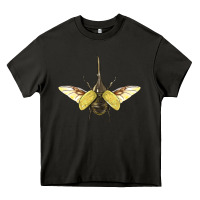 Asphalt Hercules Beetle With Wings Heavy Core Tee - LillyAllenDesigns
