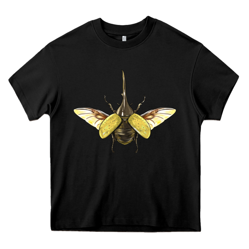 Hercules Beetle With Wings Heavy Core Tee by LillyAllenDesigns | Teevron