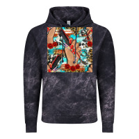 Hairdresser Hand Scissors And Roses With Serape Leopard And Cowhide Se Vintage Hoodie | Teevron